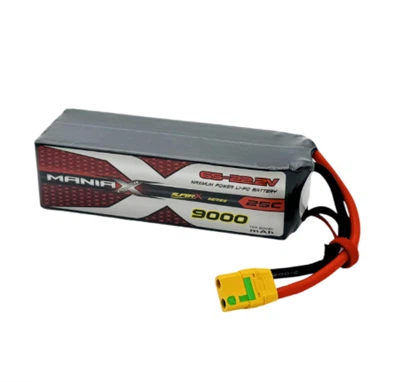 ManiaX Normal Lipo 6S-22,2V 9000mAh 25C Drohnen- und UAV-Akku