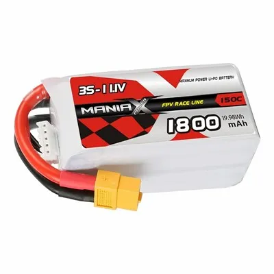 3S-11,1V 1800mAh 150C FPV Racing Lipo Akku